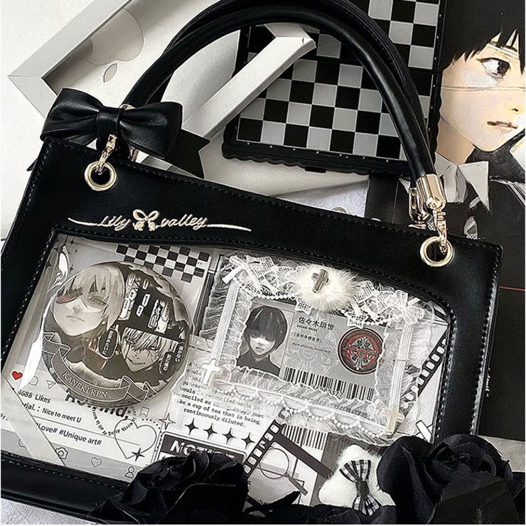 痛バッグ 小さめ パール リボン ショルダー 推し活 | BACKYARD FAMILY | 詳細画像12 