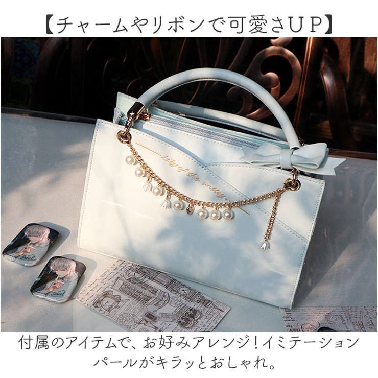 痛バッグ 小さめ パール リボン ショルダー 推し活 | BACKYARD FAMILY | 詳細画像8 
