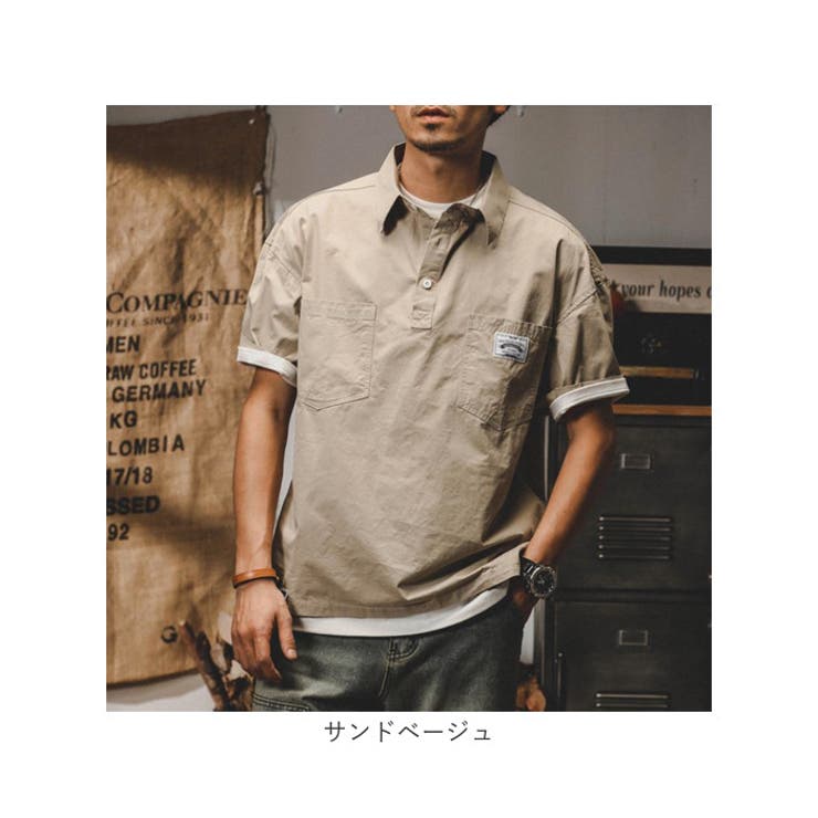 プルオーバーシャツ メンズ 半袖[品番：BCYW0035764]｜BACKYARD FAMILY
