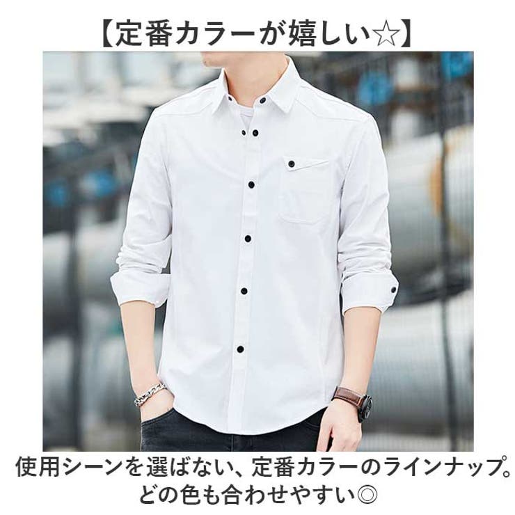 ミリタリーシャツ カジュアルシャツ メンズ[品番：BCYW0035420