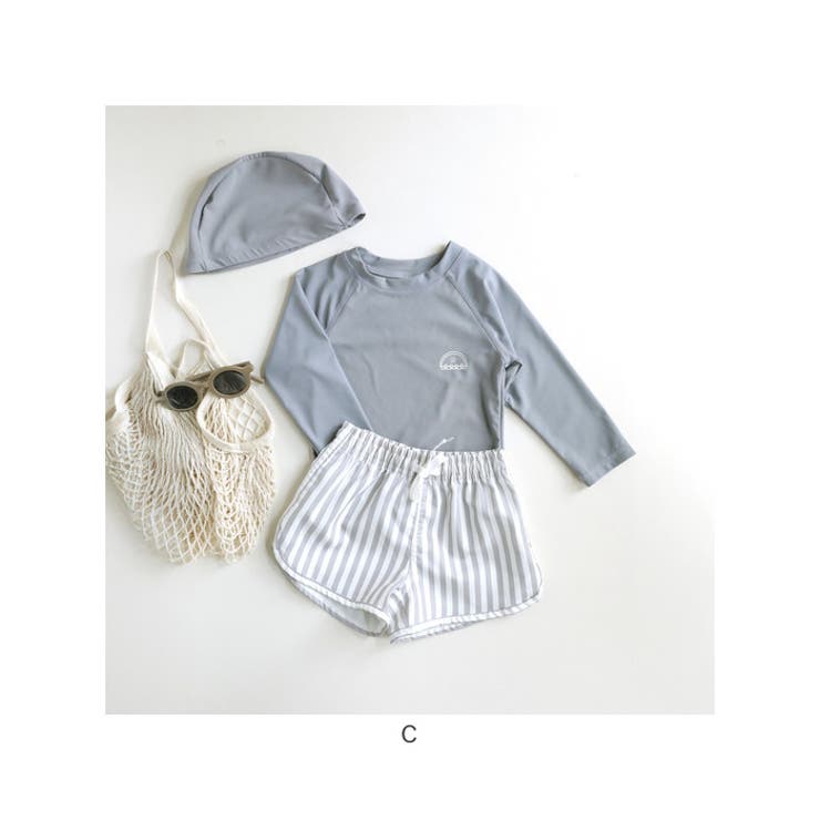 ベビー キッズ 水着 セパレート 帽子付き UVカット | BACKYARD FAMILY | 詳細画像15 