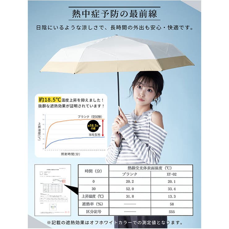 opal 4段式形状安定日傘 折りたたみ傘[品番：BCYW0036141