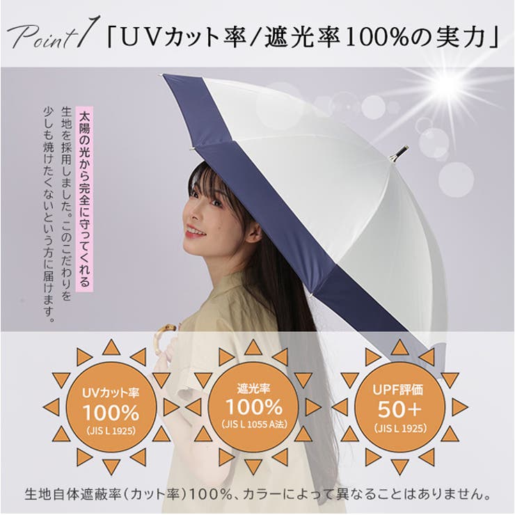 ithm bicolor ショート丈日傘 バイカラー | BACKYARD FAMILY | 詳細画像3 