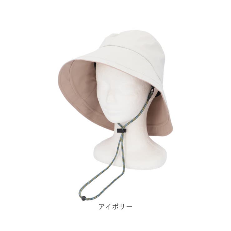1級遮光遮熱撥水 ロングブリム切替ハット | BACKYARD FAMILY | 詳細画像20 