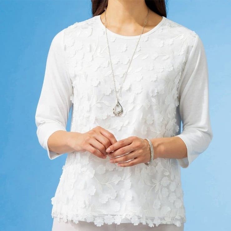 チュール刺しゅうアンサンブル | BACKYARD FAMILY | 詳細画像3 