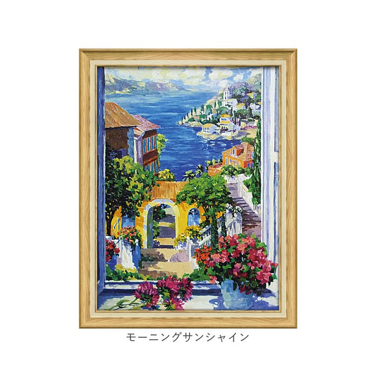 ★絵画★特殊ゲル加工★アートフレーム ジュリアン アスキンス【サマーコーブ】♪ アート ジュリアン・アスキンス Gel加工 アートフレーム