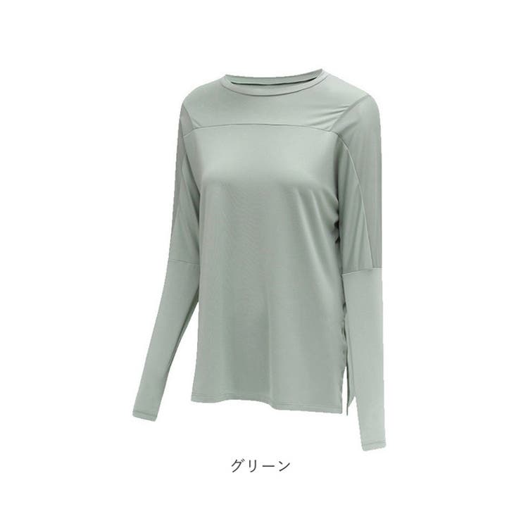 ヨガウェア 体型カバー 長袖[品番：BCYW0037854]｜BACKYARD