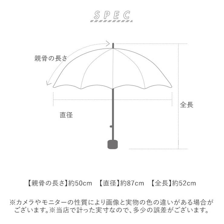 because ビコーズ クリアアンブレラ 折りたたみ傘 | BACKYARD FAMILY | 詳細画像14 