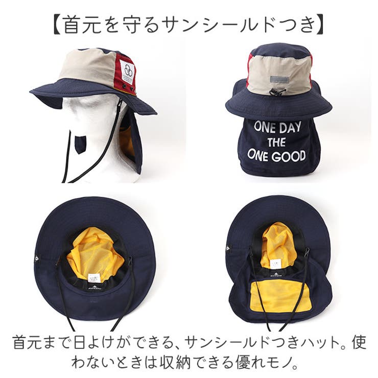 ONE DAY THE ONE GOOD タレ付きコンビアドベンチャーハット | BACKYARD FAMILY | 詳細画像6 