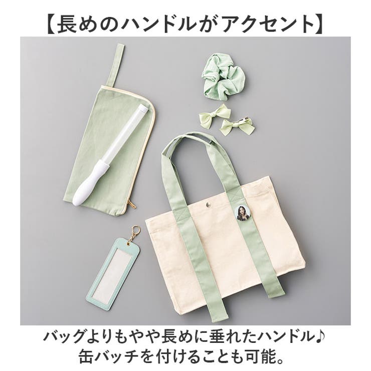 キャンバスカラーハンドルスクエアトート | BACKYARD FAMILY | 詳細画像4 