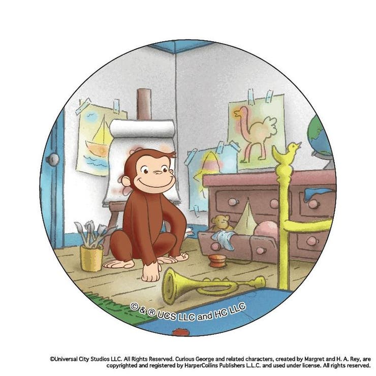 おさるのジョージ まじかる百貨店缶バッジ(4) | BACKYARD FAMILY | 詳細画像2 