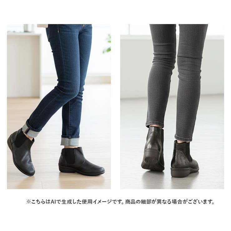 CROISSANT スライドフィットショートブーツ CR5201 | BACKYARD FAMILY | 詳細画像12 