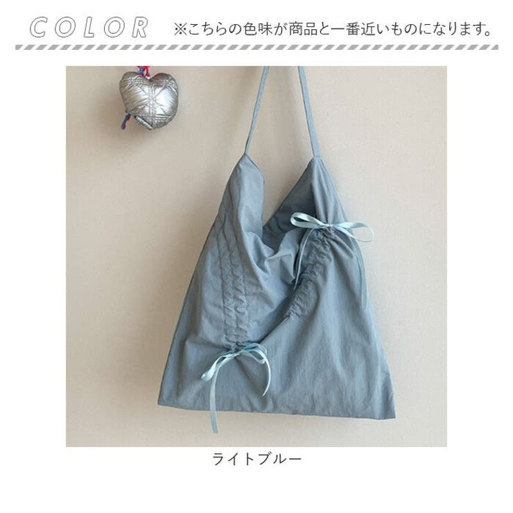 トートバッグ リボン くしゅくしゅ | BACKYARD FAMILY | 詳細画像15 
