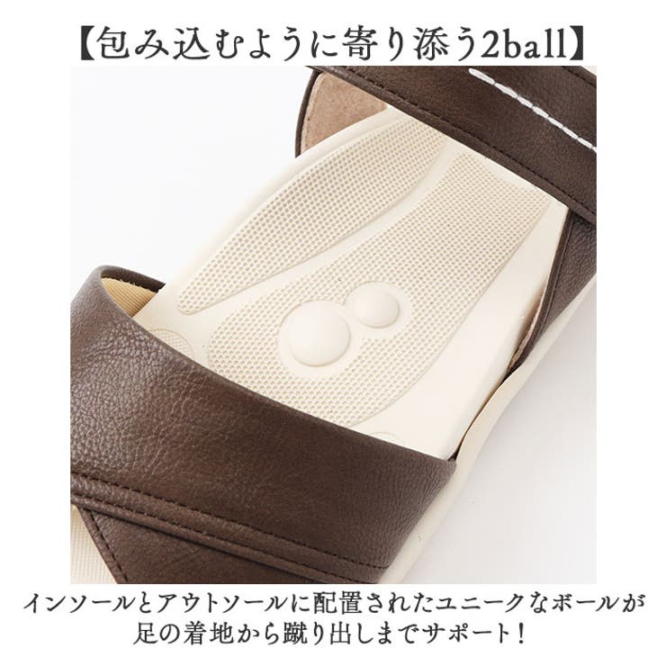 2ball ツヴォル ステッチサンダル TB-201 | BACKYARD FAMILY | 詳細画像3 