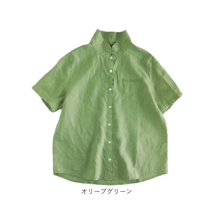半袖シャツ トップス レディース ブラウス 無地 | BACKYARD FAMILY | 詳細画像14 