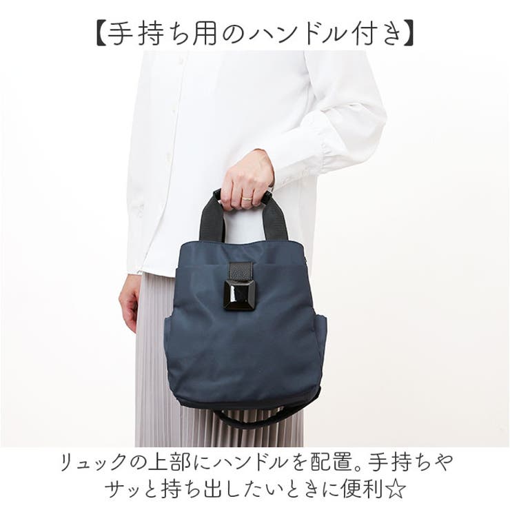 ブラックスクエアリュック | BACKYARD FAMILY | 詳細画像6 