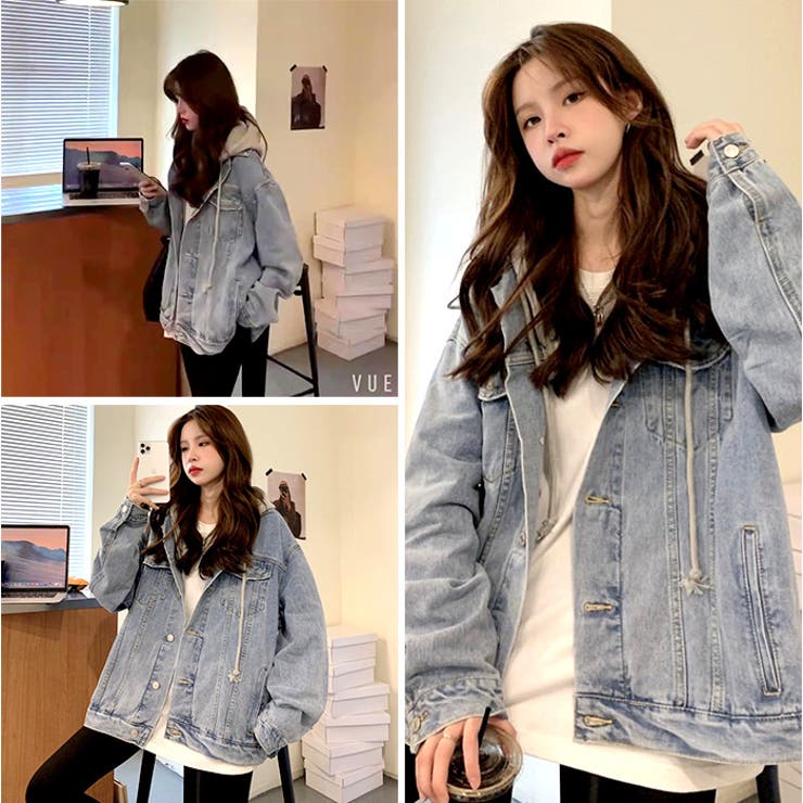 デニムジャケット アウター フード付き | BACKYARD FAMILY | 詳細画像12 