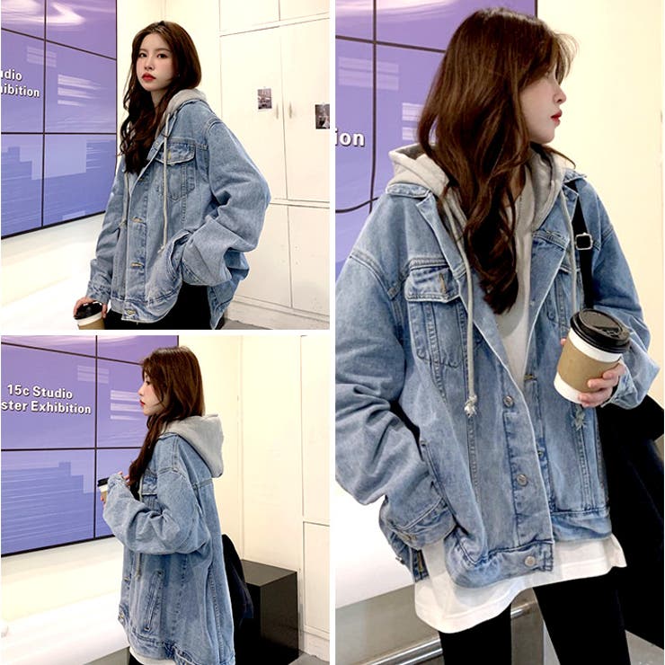 デニムジャケット アウター フード付き | BACKYARD FAMILY | 詳細画像13 