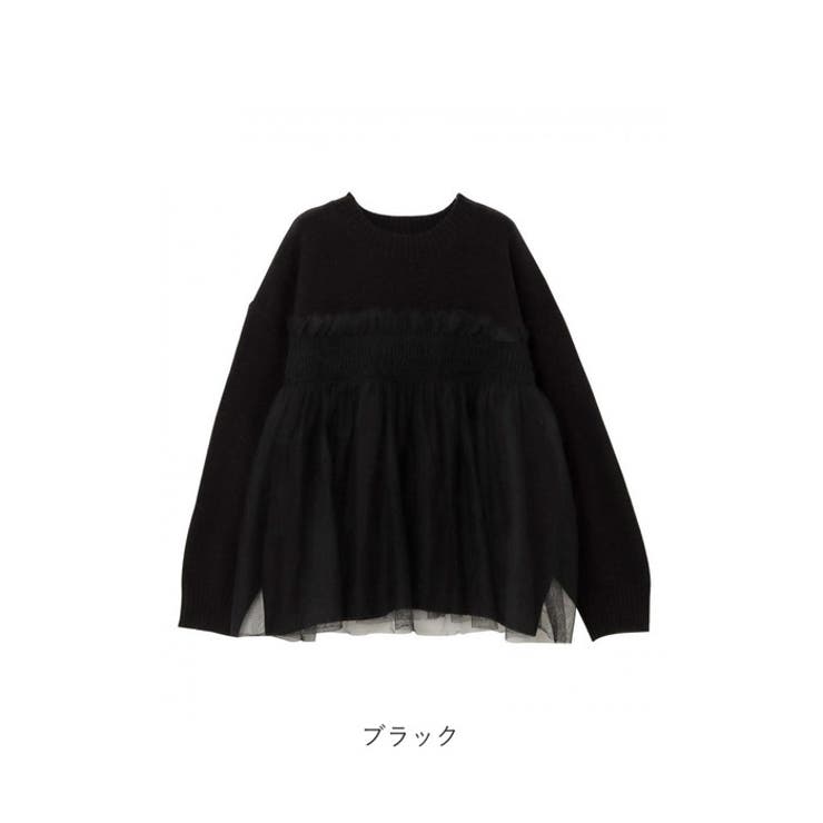 ニット トップス チュールドッキングニット | BACKYARD FAMILY | 詳細画像15 