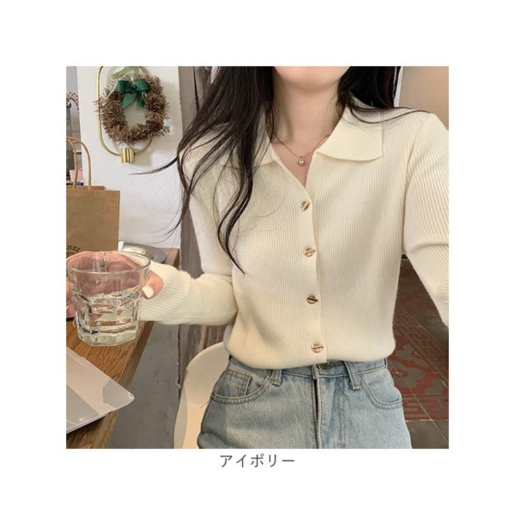 きれいめニットセーター トップス 長袖 | BACKYARD FAMILY | 詳細画像9 