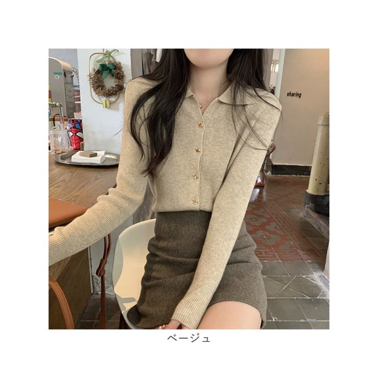 きれいめニットセーター トップス 長袖 | BACKYARD FAMILY | 詳細画像10 