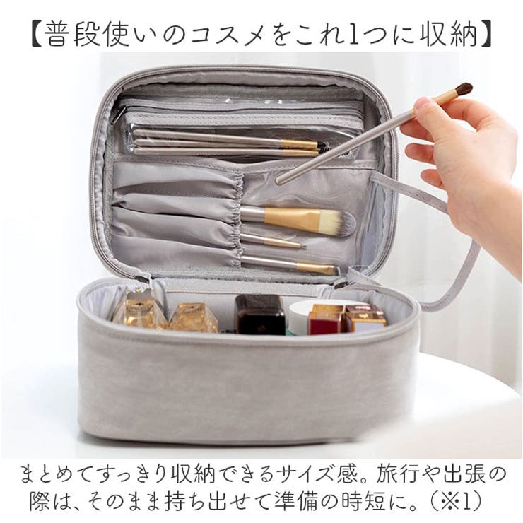 化粧ポーチ コスメバッグ 大容量 持ち歩き | BACKYARD FAMILY | 詳細画像3 