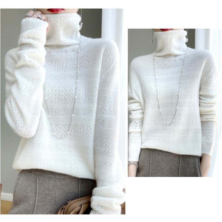 ハイネックニットセーター トップス | BACKYARD FAMILY | 詳細画像9 