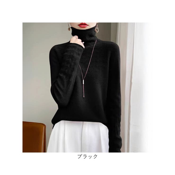 ニットセーター ハイネック トップス 首元レース | BACKYARD FAMILY | 詳細画像17 