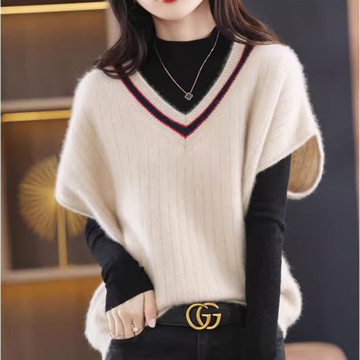 ベスト Vネック オーバーサイズ | BACKYARD FAMILY | 詳細画像12 