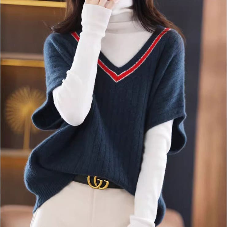 ベスト Vネック オーバーサイズ | BACKYARD FAMILY | 詳細画像10 