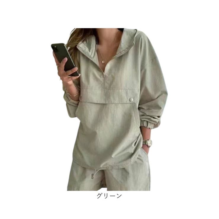 ウィンドブレーカー風セットアップ スポーティ | BACKYARD FAMILY | 詳細画像13 