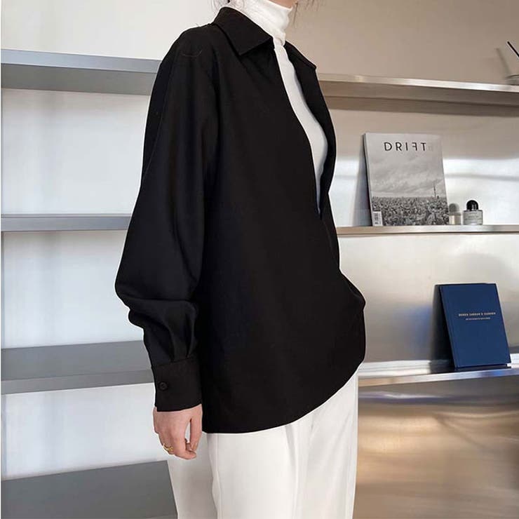 スキッパーブラウス トップス オフィスカジュアル | BACKYARD FAMILY | 詳細画像11 