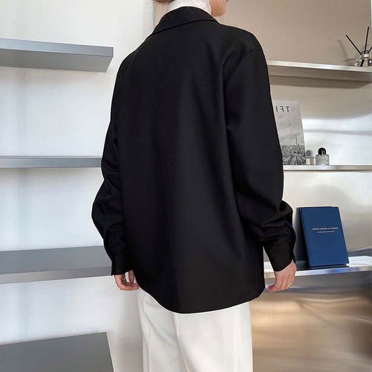 スキッパーブラウス トップス オフィスカジュアル | BACKYARD FAMILY | 詳細画像13 