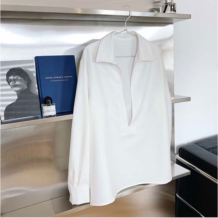 スキッパーブラウス トップス オフィスカジュアル | BACKYARD FAMILY | 詳細画像15 