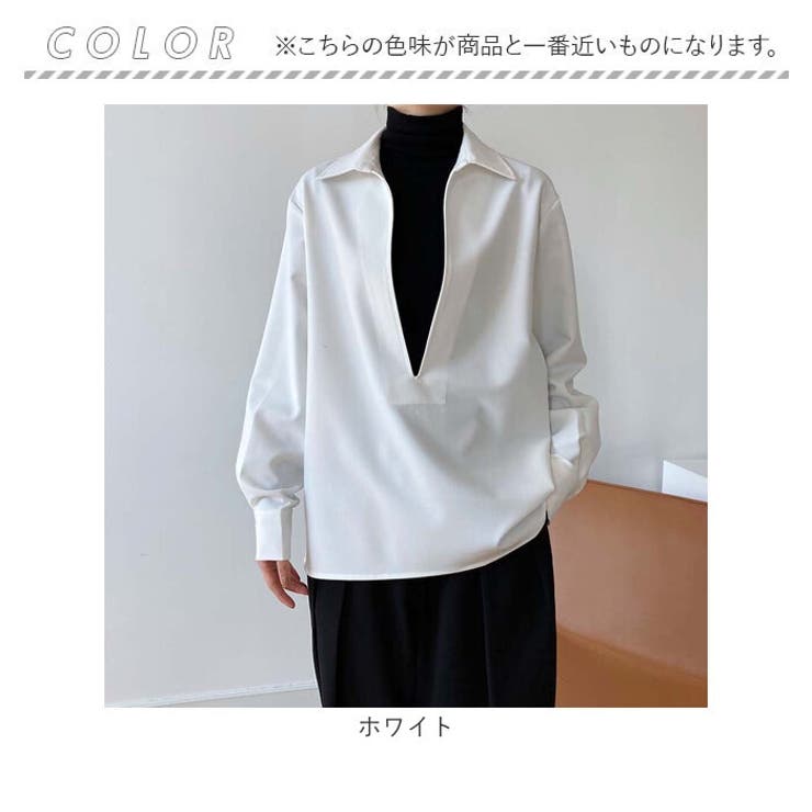 スキッパーブラウス トップス オフィスカジュアル | BACKYARD FAMILY | 詳細画像18 