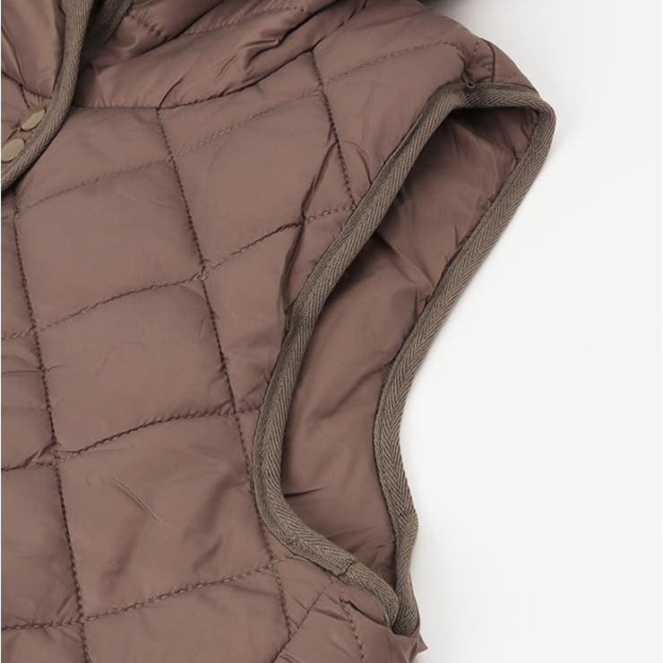 ダウンベスト 中綿ベスト フード付き レディース 軽量 | BACKYARD FAMILY | 詳細画像8 