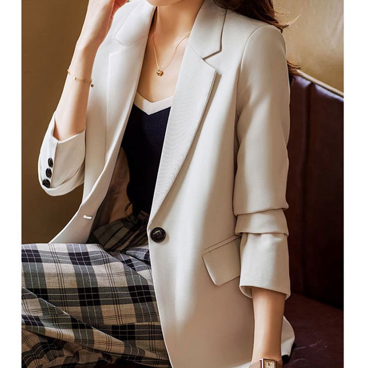 テーラードジャケット レディース ジャケット フォーマル 長袖 | BACKYARD FAMILY | 詳細画像3 