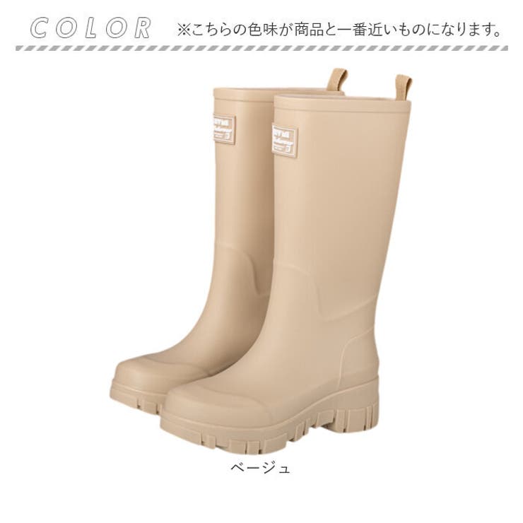 レインブーツ レディース レインシューズ ロング おしゃれ B | BACKYARD FAMILY | 詳細画像12 