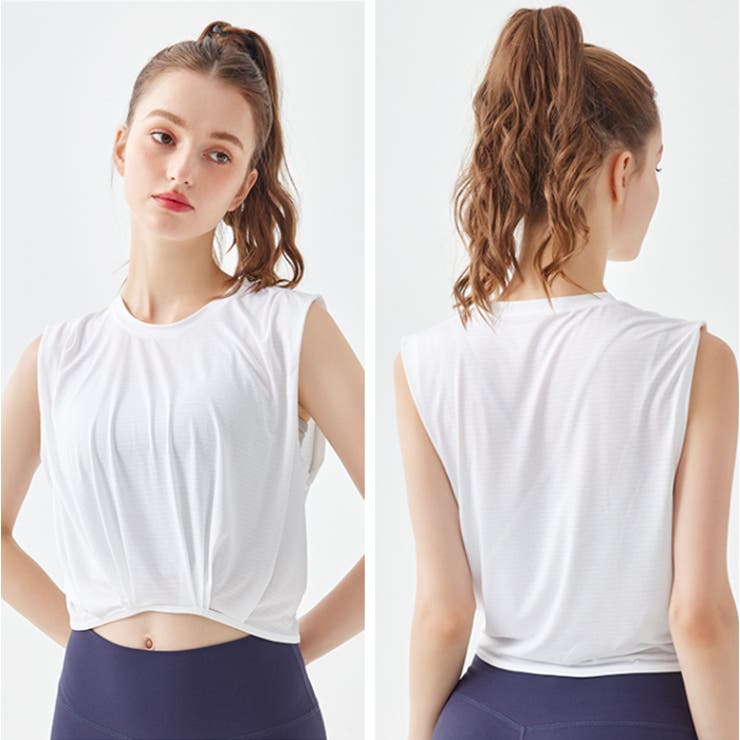 ヨガウェアタンクトップ 吸収速乾 | BACKYARD FAMILY | 詳細画像7