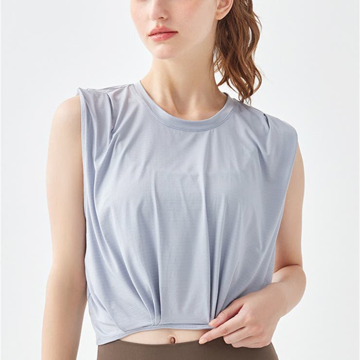 ヨガウェアタンクトップ 吸収速乾 | BACKYARD FAMILY | 詳細画像9