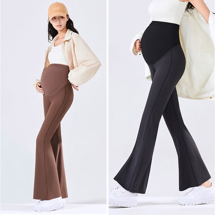 マタニティ パンツ レディース フレアパンツ フレアレギンス | BACKYARD FAMILY | 詳細画像14 