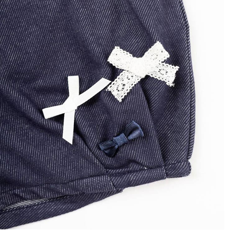 EKUBO りぼんデニムニットショートパンツ | BACKYARD FAMILY | 詳細画像3 