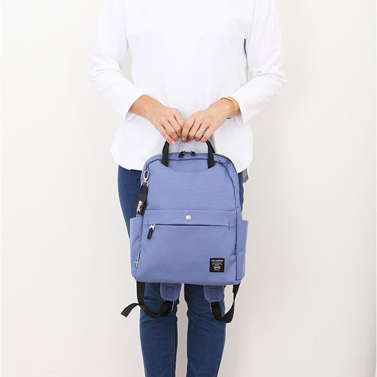 アガサ✨きらズレスリュック　LL-B4　ハイバッグ　ラビラリ LISA LARSON リサラーソン バックパック エコバッグ付き[品番