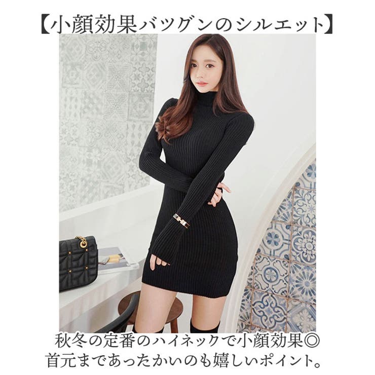 タートルネックワンピース ニット  | BACKYARD FAMILY | 詳細画像5 