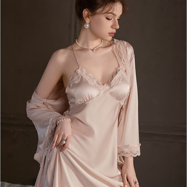 ルームウェア ロングキャミワンピース ガウンセット | BACKYARD FAMILY | 詳細画像11 