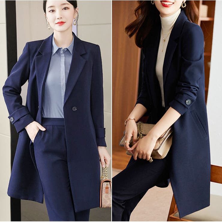 ロングジャケットスーツ セットアップ パンツスーツ | BACKYARD FAMILY | 詳細画像15 