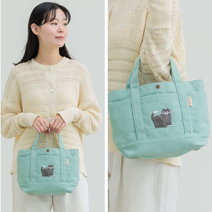 fika lycka 帆布トート サガラ刺繍 | BACKYARD FAMILY | 詳細画像4 