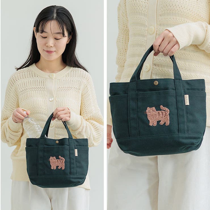 fika lycka 帆布トート サガラ刺繍[品番：BCYW0039682]｜BACKYARD