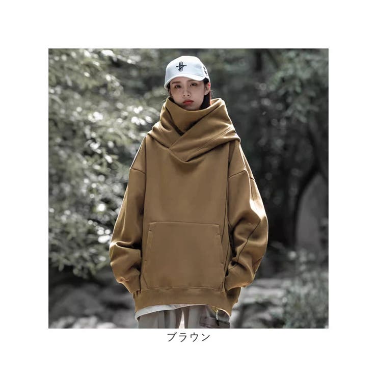 ボリュームネック パーカー 男女兼用 シンプル おしゃれ | BACKYARD FAMILY | 詳細画像15 