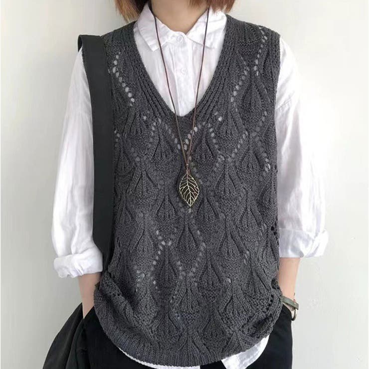 ニットベスト レディース  | BACKYARD FAMILY | 詳細画像10 